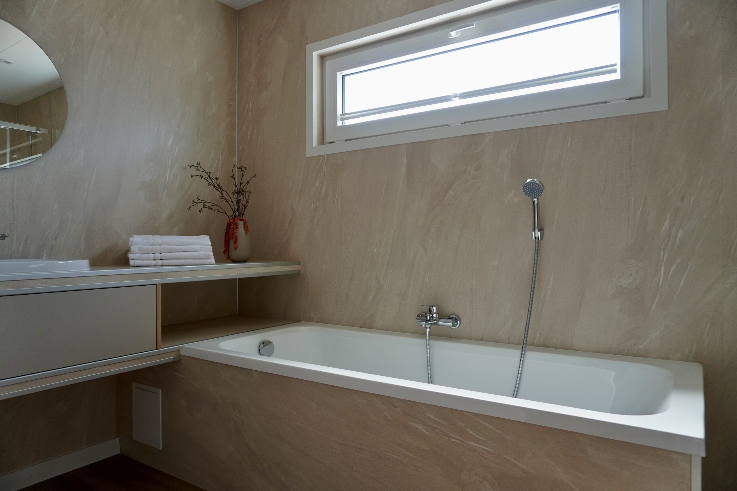 Tiny house met bad 2-persoons