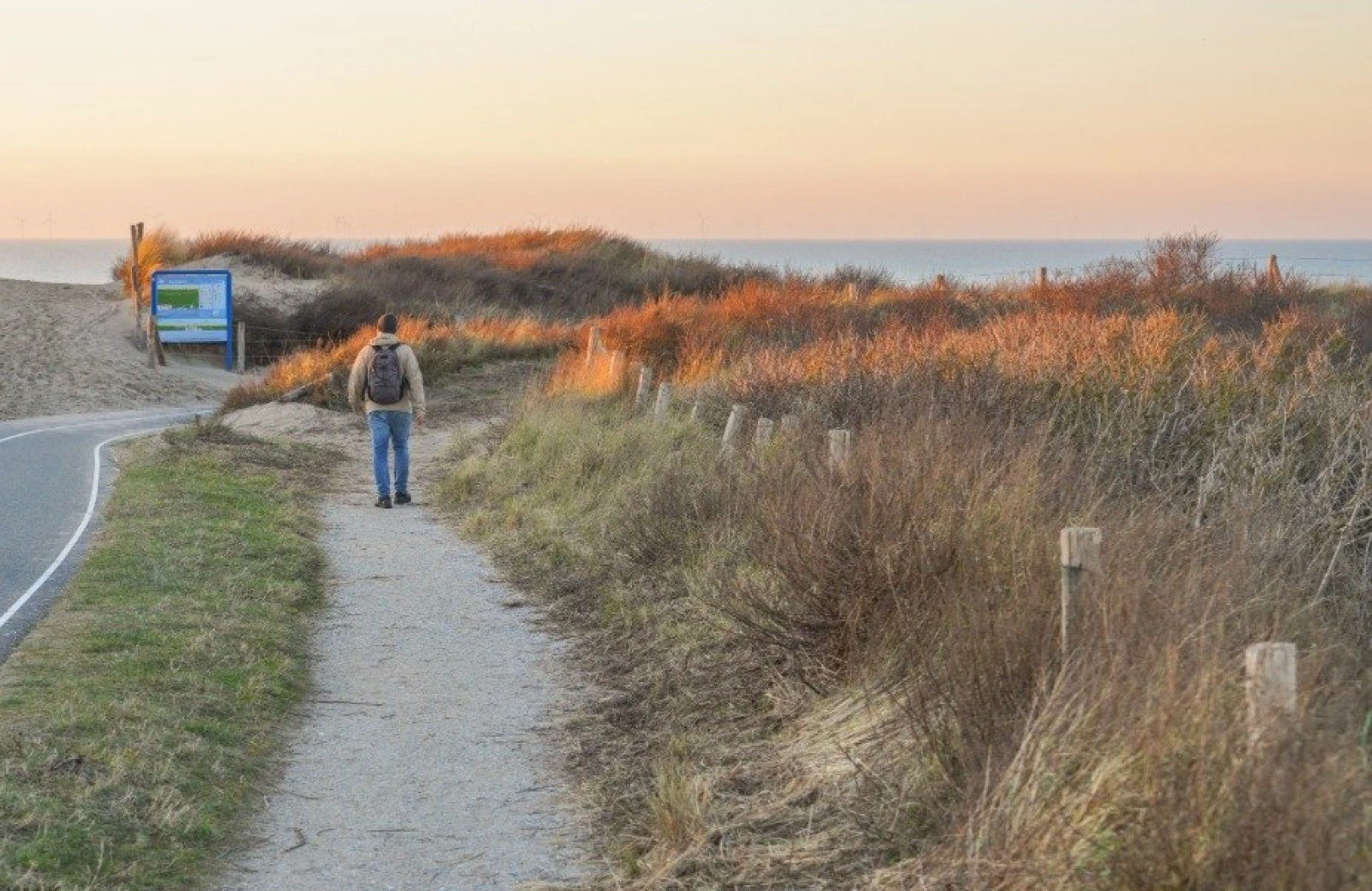 Wandelen door natuur