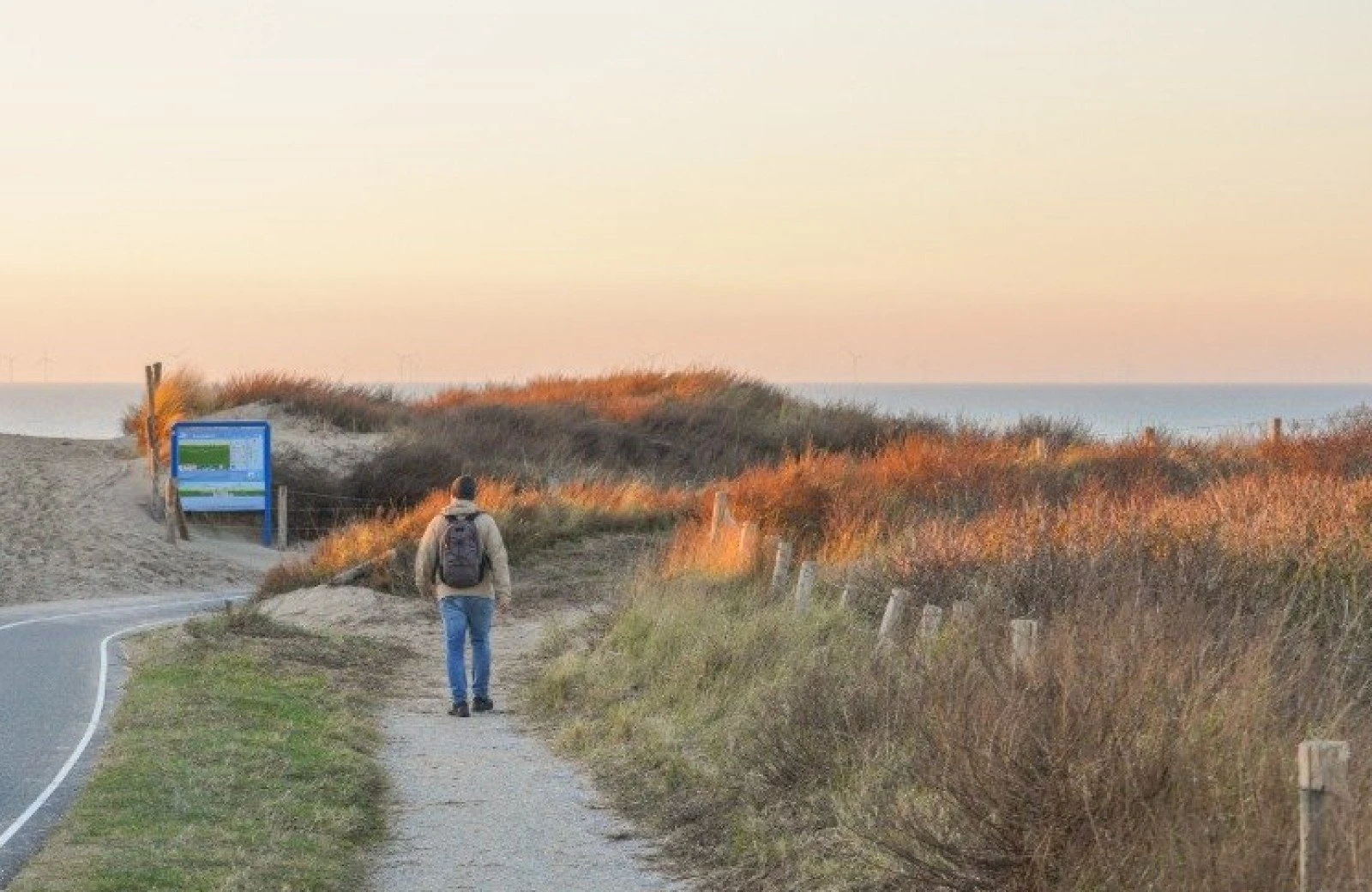Wandelen door natuur